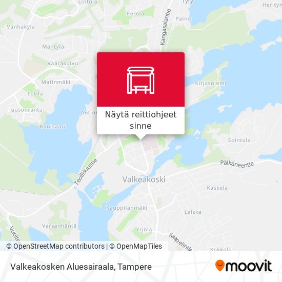 Valkeakosken Aluesairaala kartta