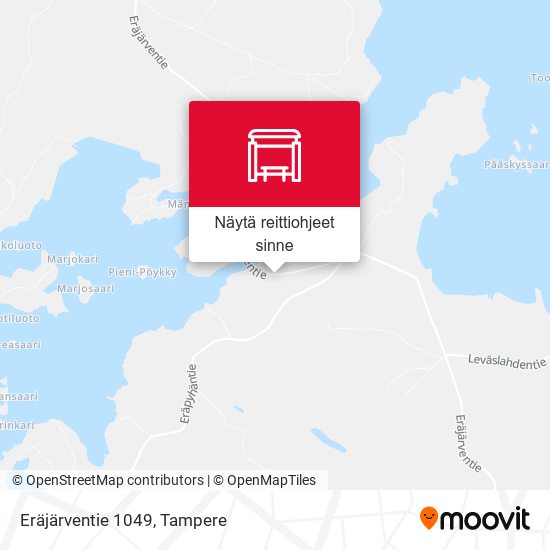 Eräjärventie 1049 kartta