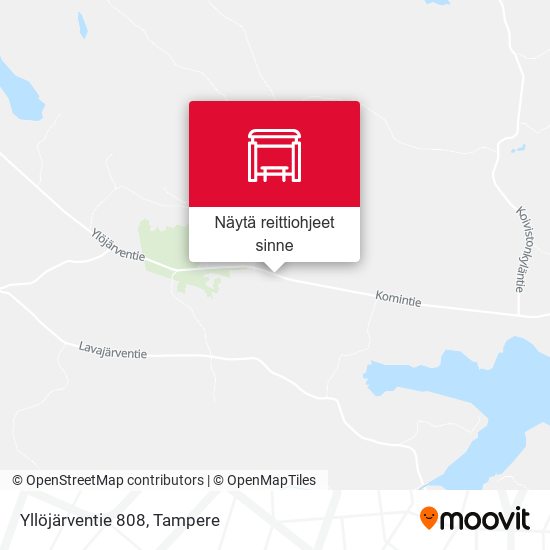 Yllöjärventie 808 kartta