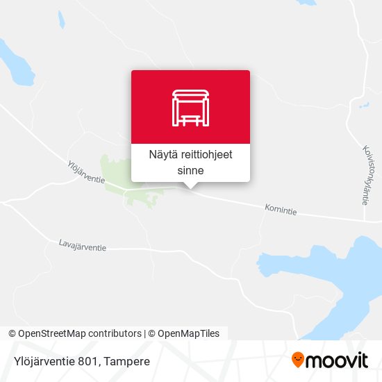 Ylöjärventie 801 kartta