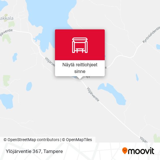 Ylöjärventie 367 kartta