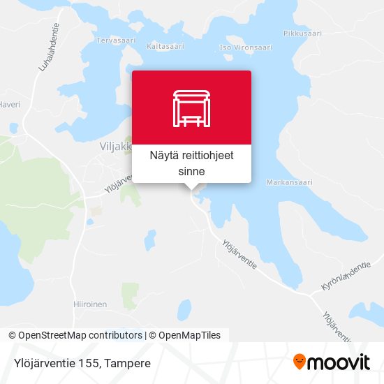 Ylöjärventie 155 kartta