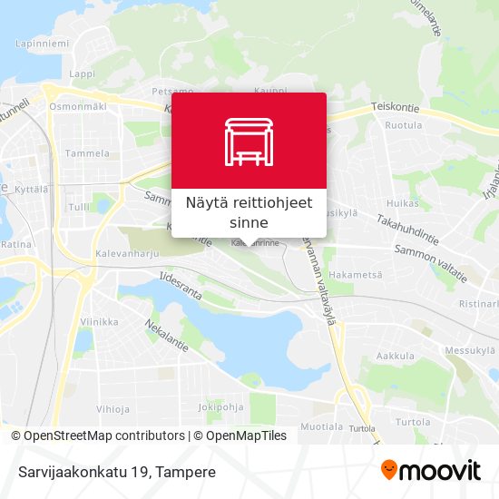 Sarvijaakonkatu 19 kartta