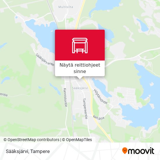 Sääksjärvi kartta