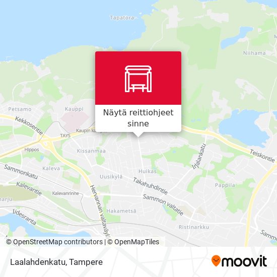 Laalahdenkatu kartta