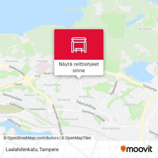 Laalahdenkatu kartta