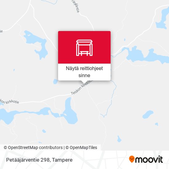 Petääjärventie 298 kartta