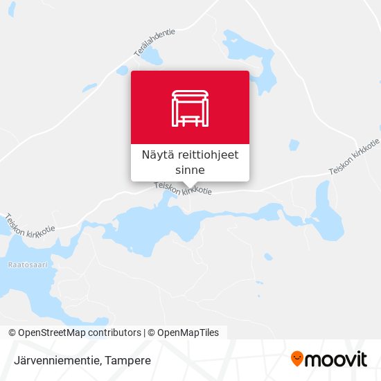 Järvenniementie kartta