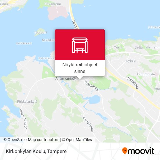 Kirkonkylän Koulu kartta