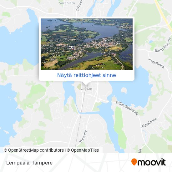 Lempäälä kartta