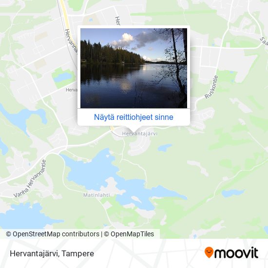 Hervantajärvi kartta