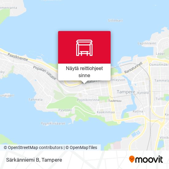 Särkänniemi B kartta