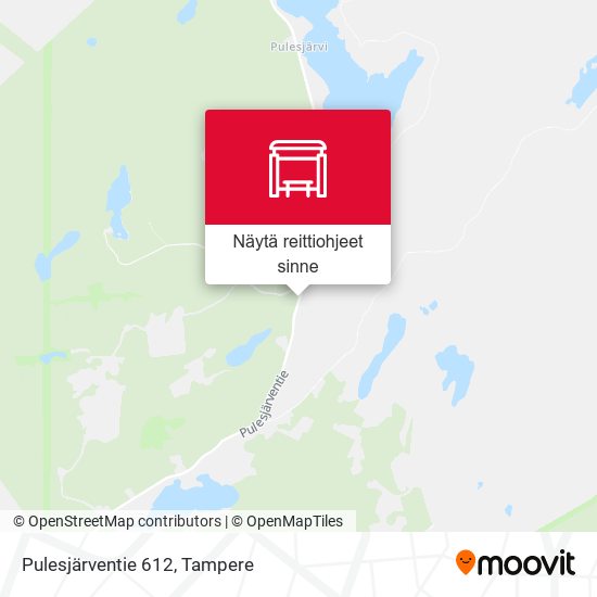 Pulesjärventie 612 kartta