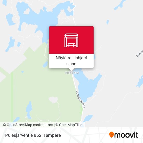 Pulesjärventie 852 kartta