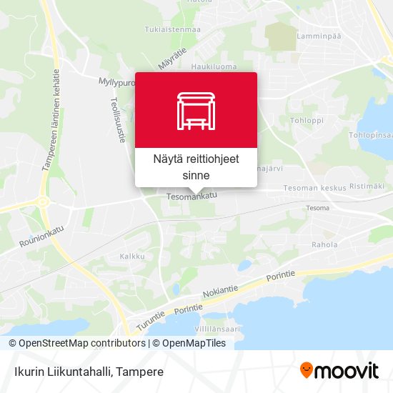 Ikurin Liikuntahalli kartta