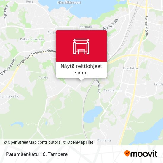 Patamäenkatu 16 kartta