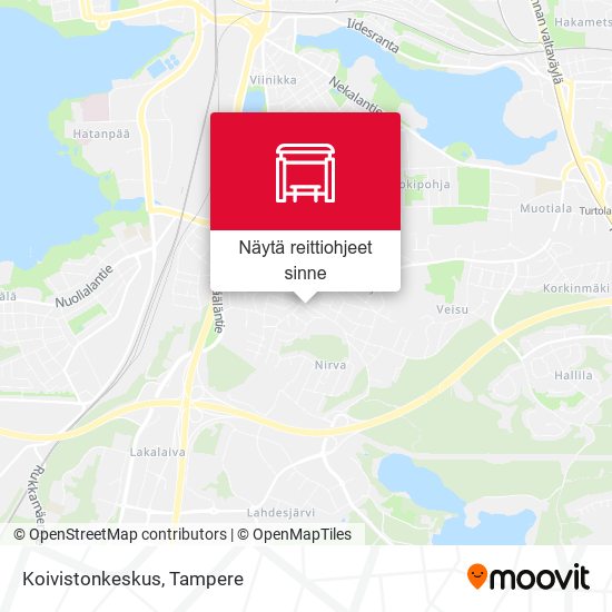 Koivistonkeskus kartta