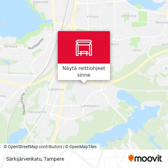 Särkijärvenkatu kartta