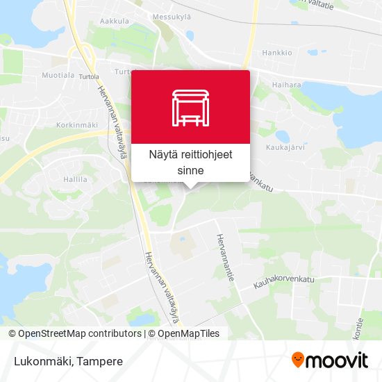 Lukonmäki kartta