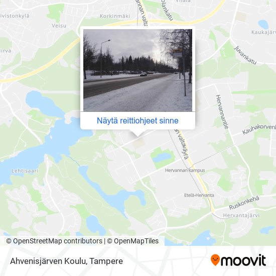 Ahvenisjärven Koulu kartta