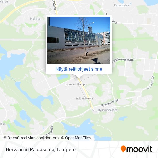 Kuinka päästä kohteeseen Hervannan Paloasema paikassa Tampere  kulkuvälineellä Bussi tai Raitiovaunu?