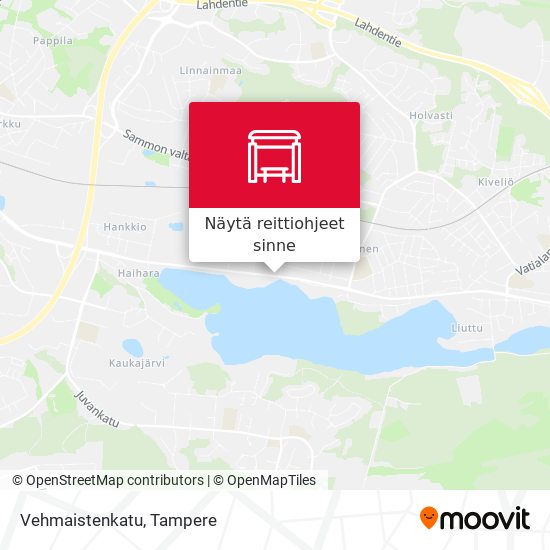 Vehmaistenkatu kartta