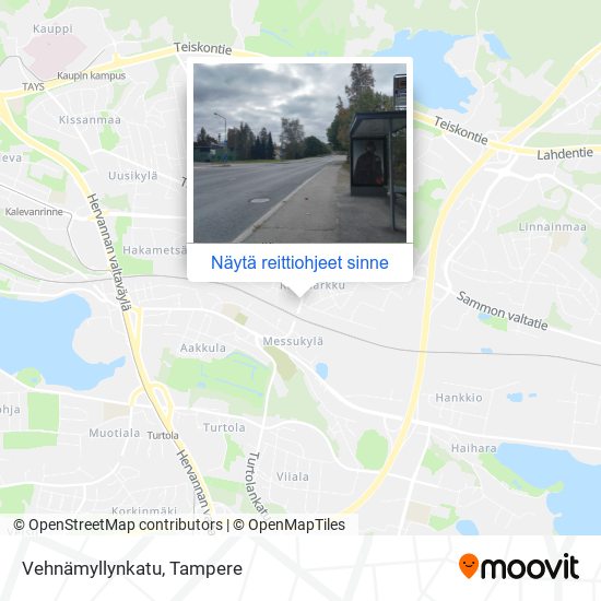 Vehnämyllynkatu kartta