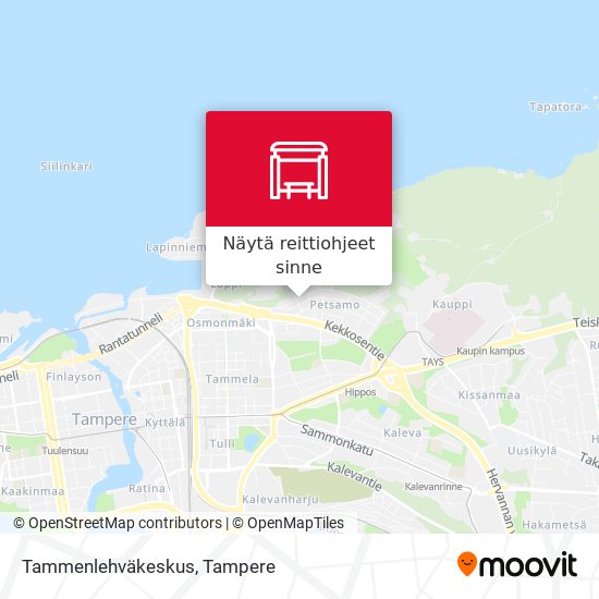 Tammenlehväkeskus kartta
