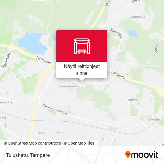 Mäennotkonkatu kartta