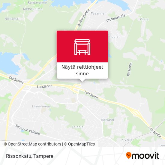 Kuinka päästä kohteeseen Rissonkatu paikassa Tampere kulkuvälineellä Bussi  tai Raitiovaunu?