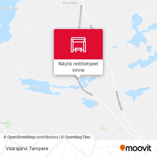 Vääräjärvi kartta