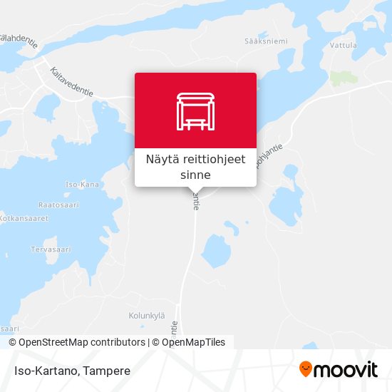 Kuinka päästä kohteeseen Iso-Kartano paikassa Tampere kulkuvälineellä Bussi?