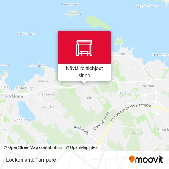 Loukonlahti kartta