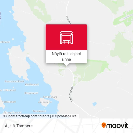 Äijälä kartta