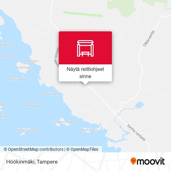 Höökinmäki kartta