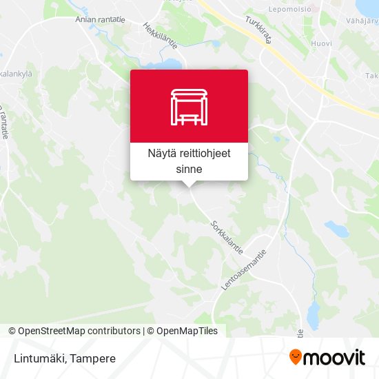 Lintumäki kartta