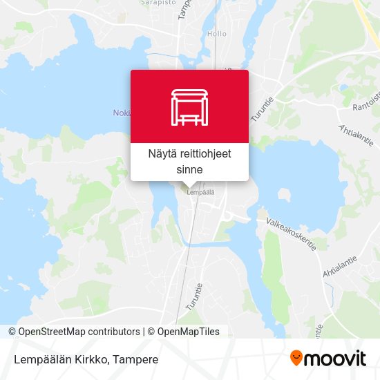 Lempäälän Kirkko kartta