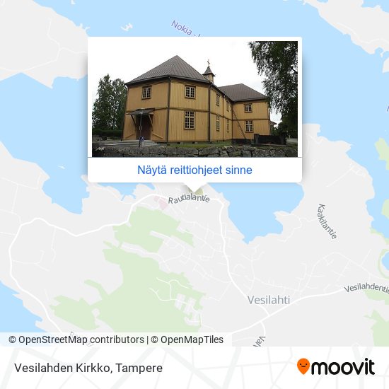 Vesilahden Kirkko kartta