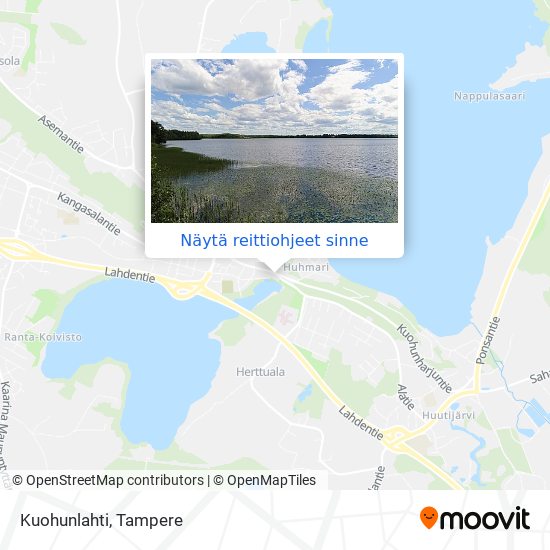 Kuohunlahti kartta