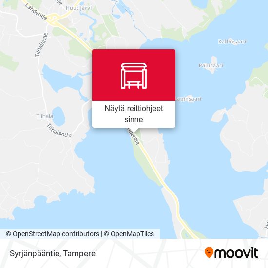 Syrjänpääntie kartta