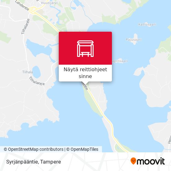Syrjänpääntie kartta