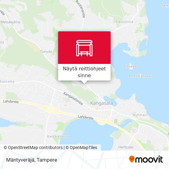 Mäntyveräjä kartta