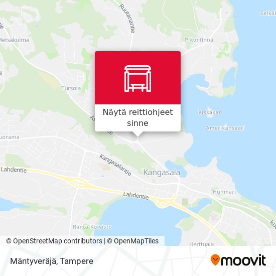 Mäntyveräjä kartta