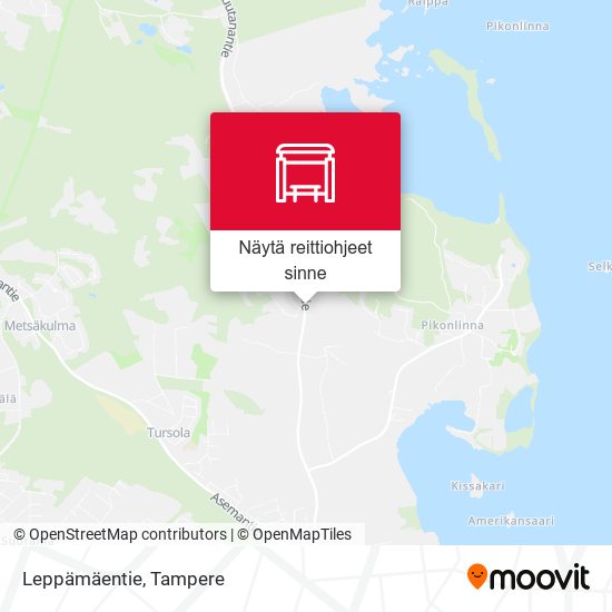 Leppämäentie kartta