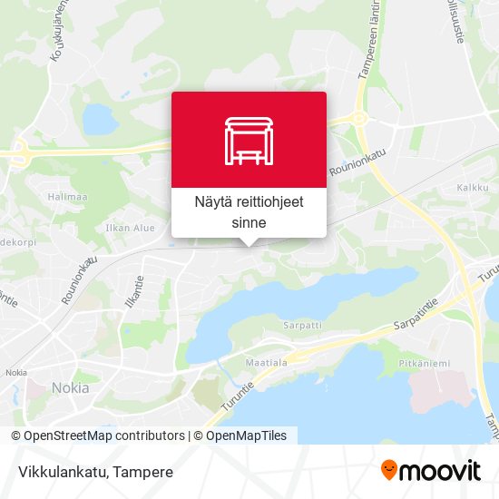 Vikkulankatu kartta