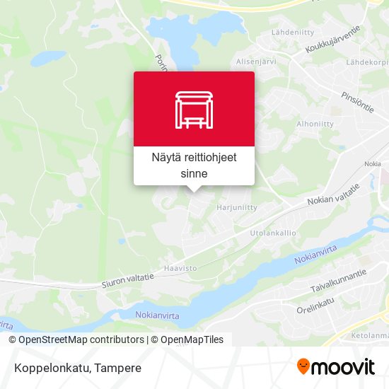 Koppelonkatu kartta