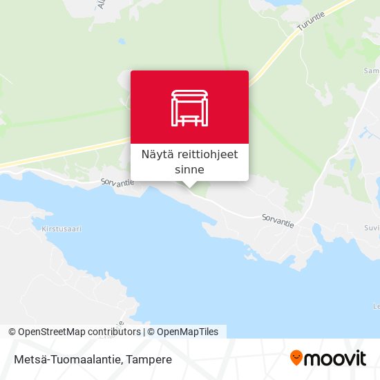 Metsä-Tuomaalantie kartta