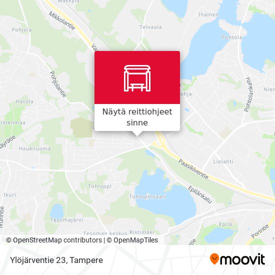 Ylöjärventie 23 kartta