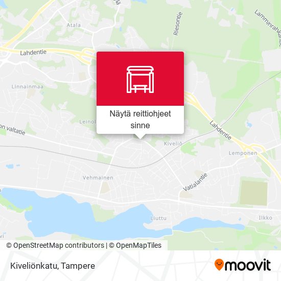 Kiveliönkatu kartta