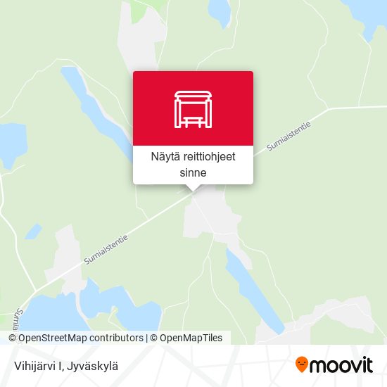 Vihijärvi I kartta